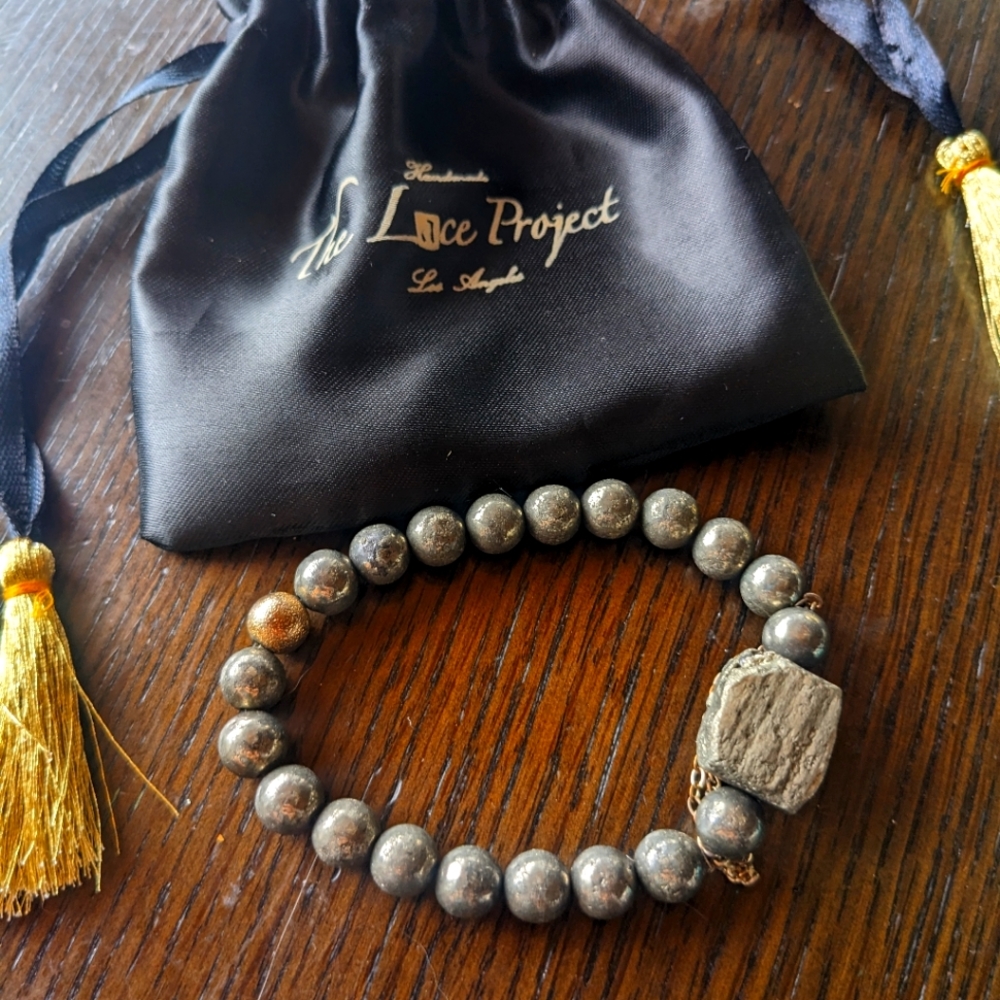 The Lace Project Bracelet Pewter